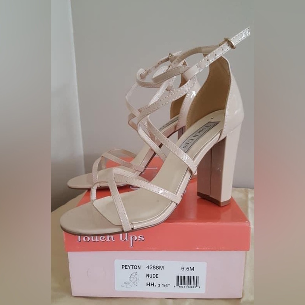 Touch Ups Shoes - Style: Peyton 4288 in Nude Patent
